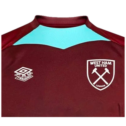 2024-2025 West Ham Training Jersey (Wine) - Kids_2