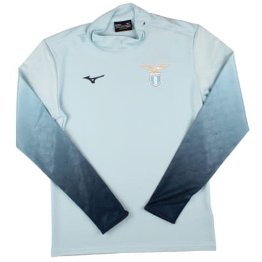 2024-2025 Lazio Mid Layer 1/2 Zip Training Top (Ice Blue)_1