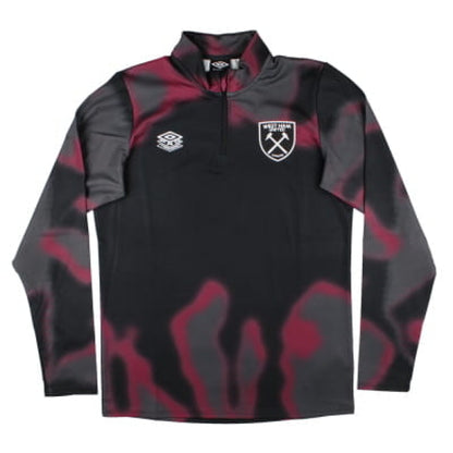 2024-2025 West Ham Warm Up Mid Layer (Black)_1