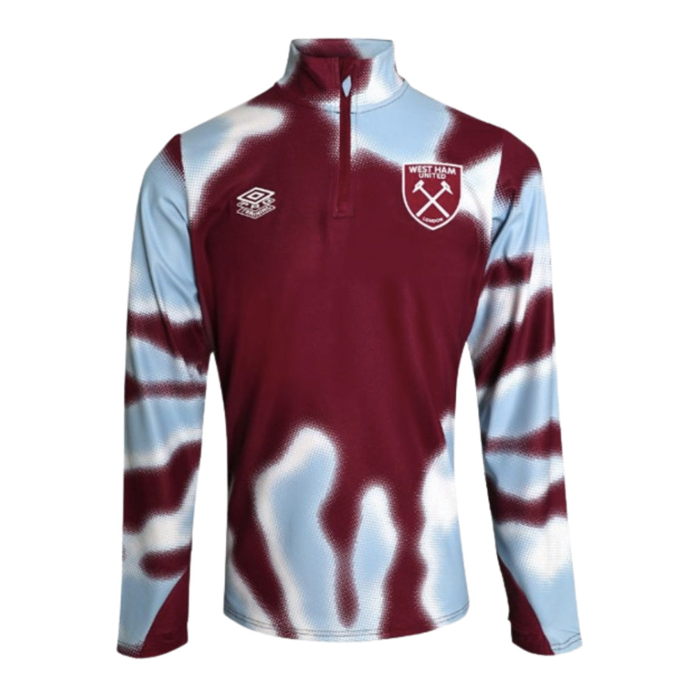 2024-2025 West Ham Warm Up Mid Layer (Claret/Blue)_1