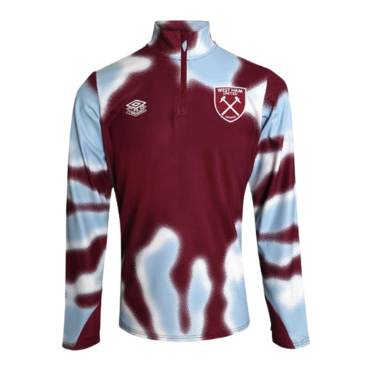 2024-2025 West Ham Warm Up Mid Layer (Claret/Blue)_1