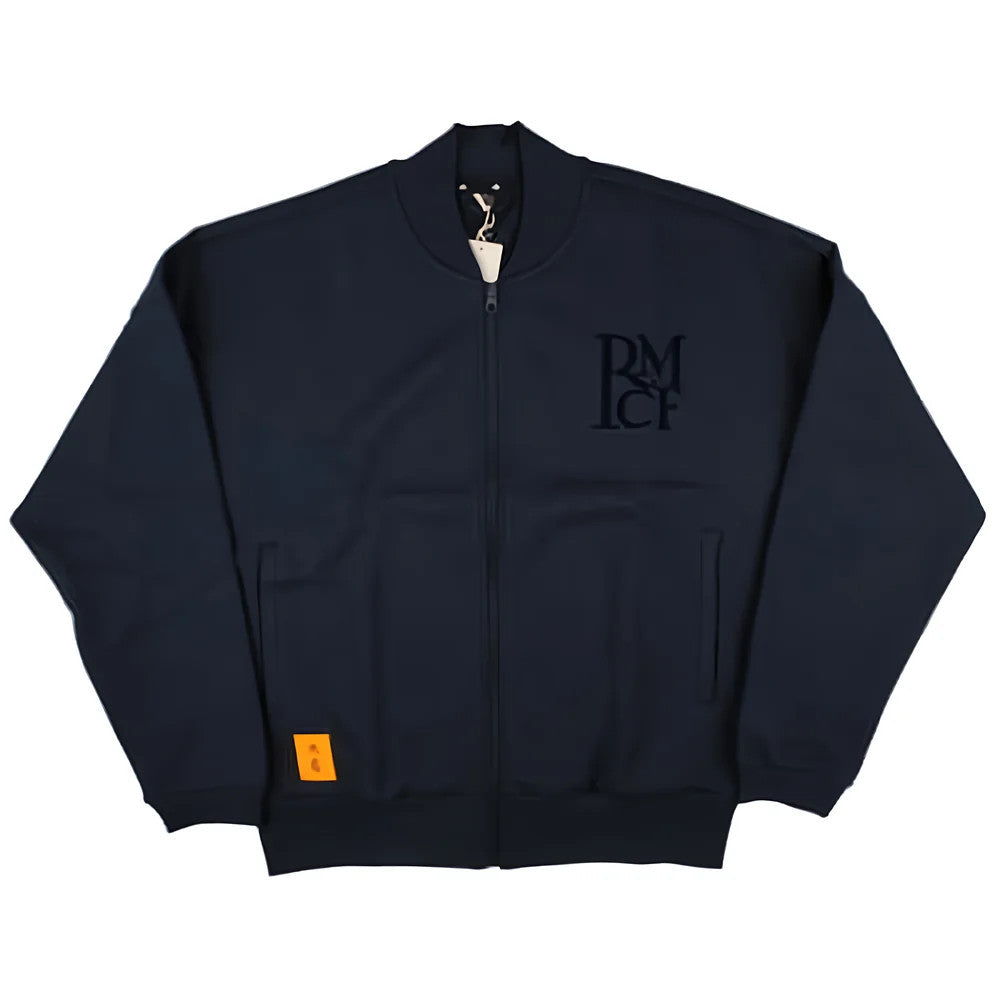 2024-2025 Real Madrid Seasonal Doubleknit Track Top (Navy)_1
