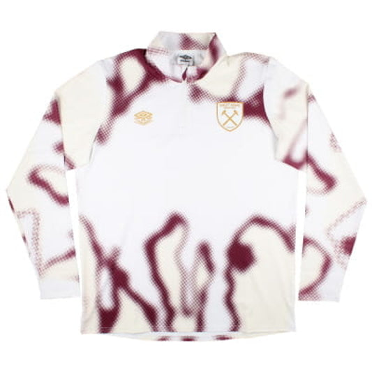 2024-2025 West Ham Warm Up Mid Layer(White)_1