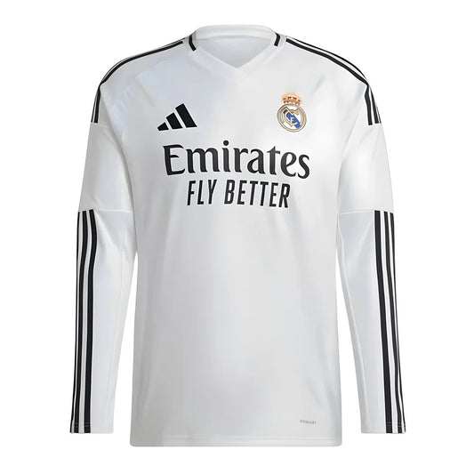 2024-2025 Real Madrid Long Sleeve Home Shirt_1