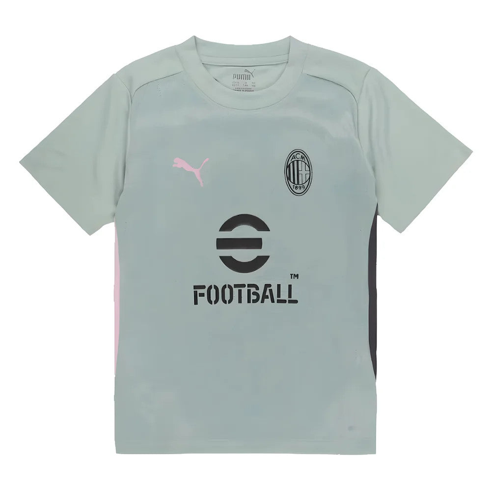 2024-2025 AC Milan Training Shirt (Green Fog) - Kids_1