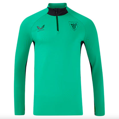 2024-2025 Athletic Bilbao Pro Players 1/4 Zip Top (Vivid Green)_1