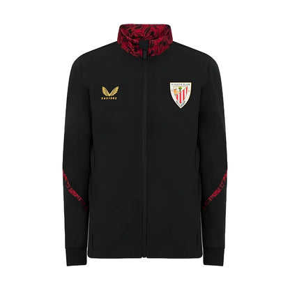 2024-2025 Athletic Bilbao Matchday Anthem Jacket (Black)_1