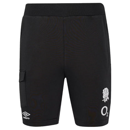 2024-2025 England Rugby Knit Shorts (Black)_1