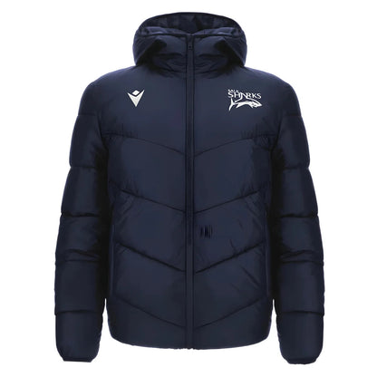 2024-2025 Sale Sharks Hooded Padded Jacket (Navy)_2