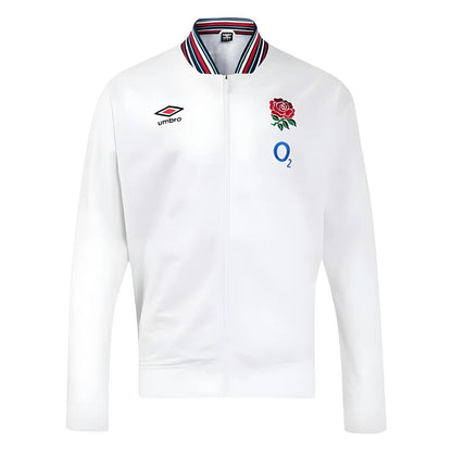 2024-2025 England Rugby Anthem Jacket O2 (White) - Kids_1