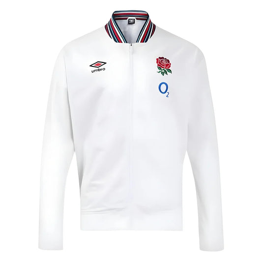 2024-2025 England Rugby Anthem Jacket O2 (White) - Kids_1