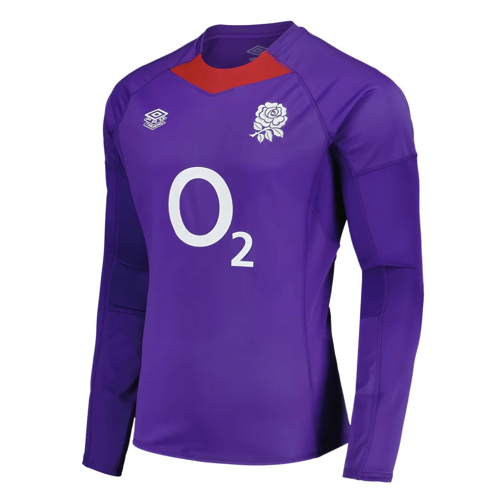 2024-2025 England Rugby Contact Drill Top (Violet) - Kids_1