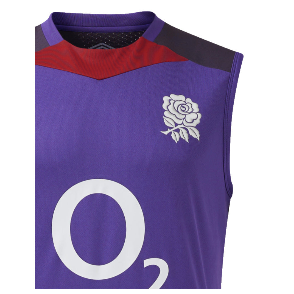 2024-2025 England Rugby Sleeveless Jersey O2 (Violet)_3
