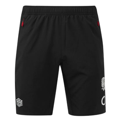 2024-2025 England Rugby Gym Shorts O2 (Black)_3