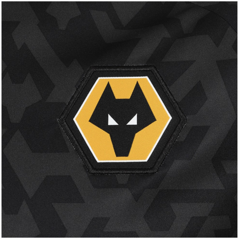 2024-2025 Wolves Pre Match Training Shirt (Black)_3