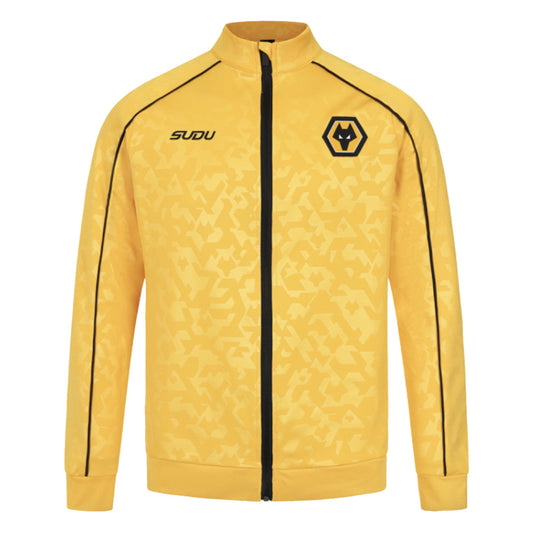 2024-2025 Wolves Pre Match Anthem Jacket - Gold_3