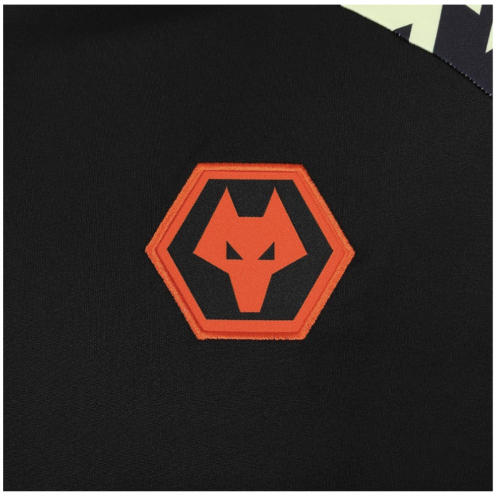 2024-2025 Wolves Pre Match 1/4 Zip Training Top (Black)_3