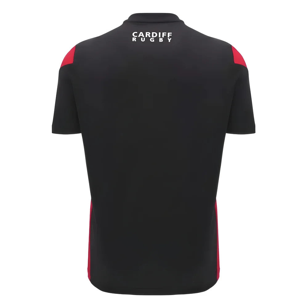 2024-2025 Cardiff Blues Rugby Training Tee (Black)_3