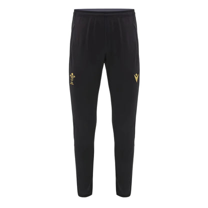 2024-2025 Wales Rugby Fitted Training Pants (Black)_1