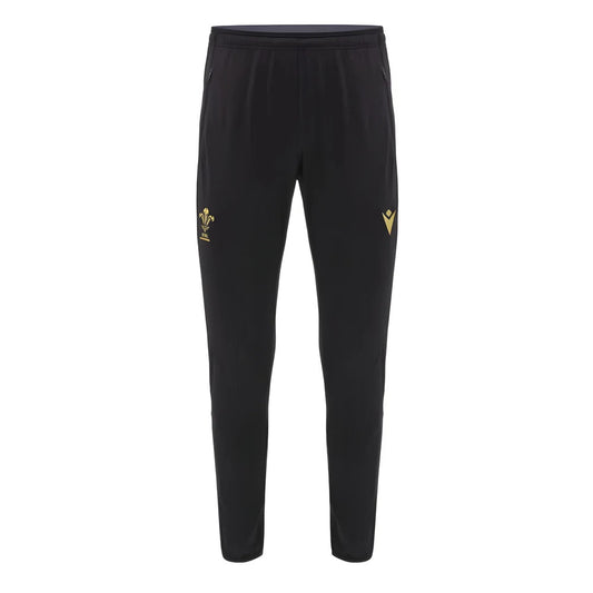 2024-2025 Wales Rugby Fitted Training Pants (Black)_1
