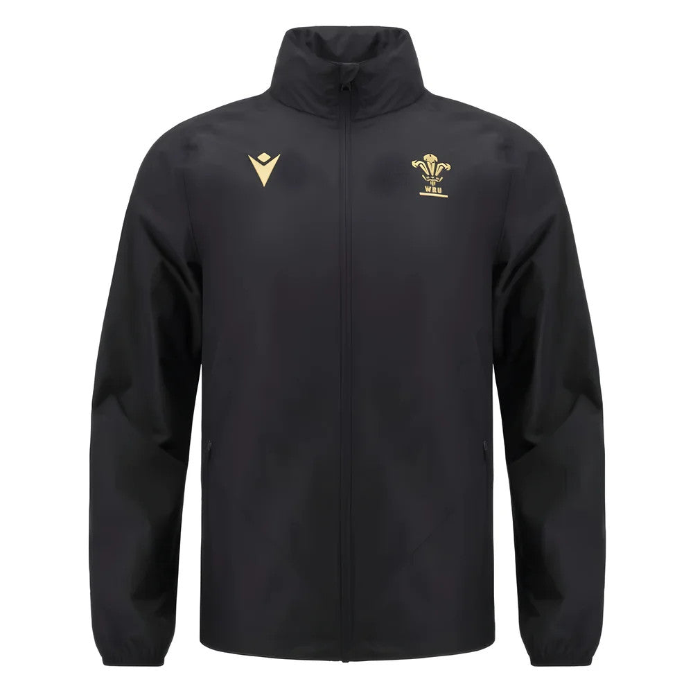 2024-2025 Wales Rugby Waterproof Mesh Jacket (Black)_1