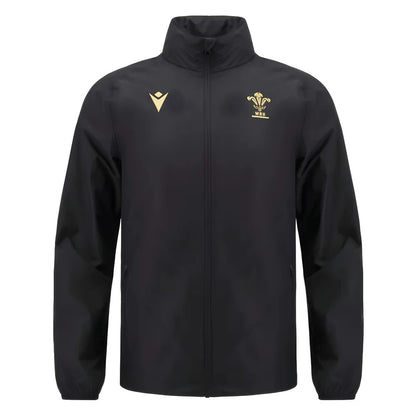 2024-2025 Wales Rugby Waterproof Mesh Jacket (Black)_1