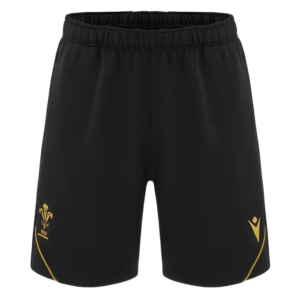 2024-2025 Wales Rugby Travel Bermuda Shorts (Black)_1