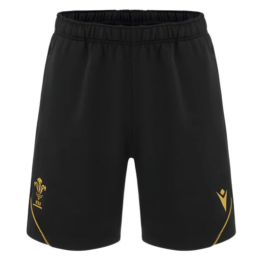 2024-2025 Wales Rugby Travel Bermuda Shorts (Black)_1