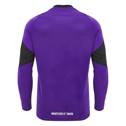 2024-2025 Glasgow Warriors Rugby LS Training Shirt (Purple)_2