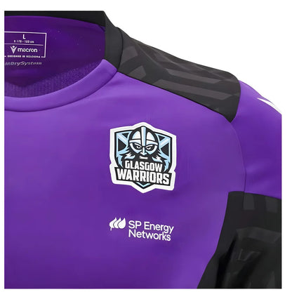 2024-2025 Glasgow Warriors Rugby LS Training Shirt (Purple)_2