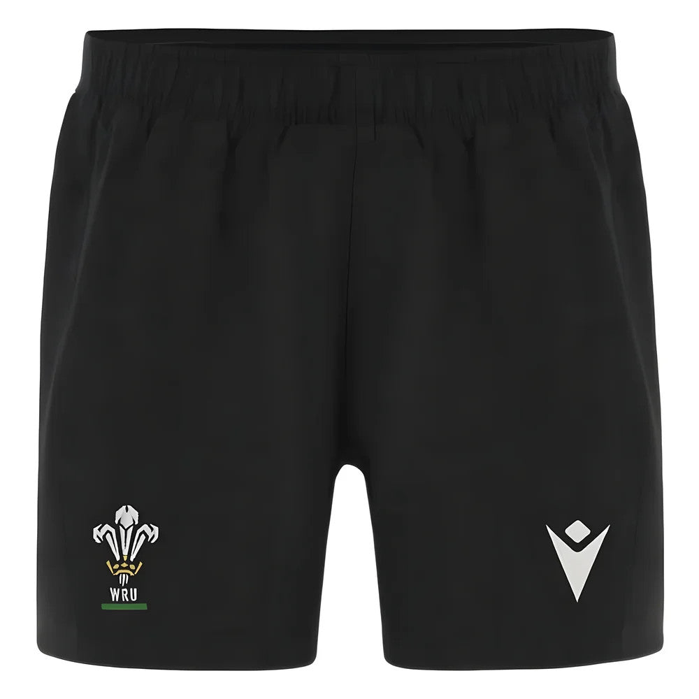 2024-2025 Wales Rugby Training Shorts (Black)_1