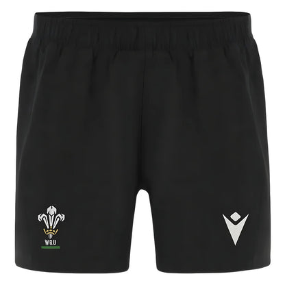 2024-2025 Wales Rugby Training Shorts (Black)_1