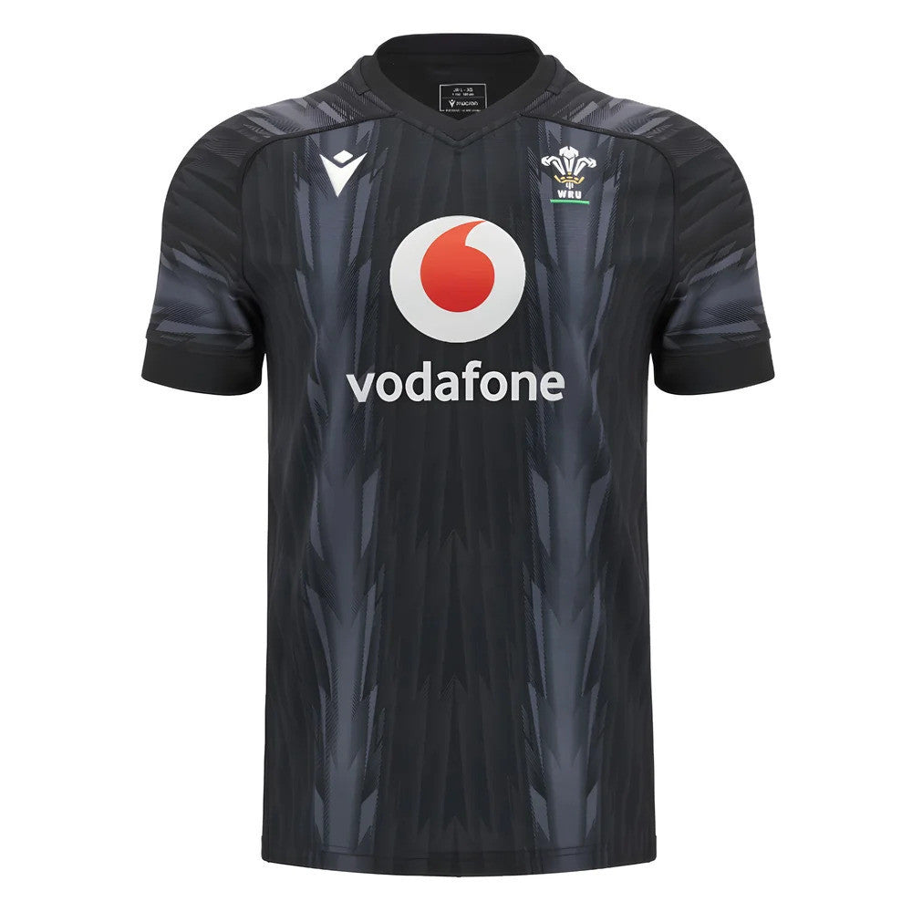 2024-2025 Wales WRU Rugby Training Jersey (Black)_2