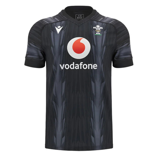 2024-2025 Wales WRU Rugby Training Jersey (Black)_2