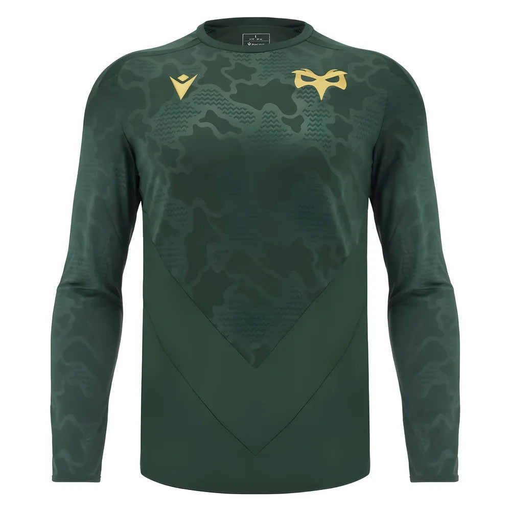 2024-2025 Ospreys Rugby LS Poly Training Shirt (Green)_3