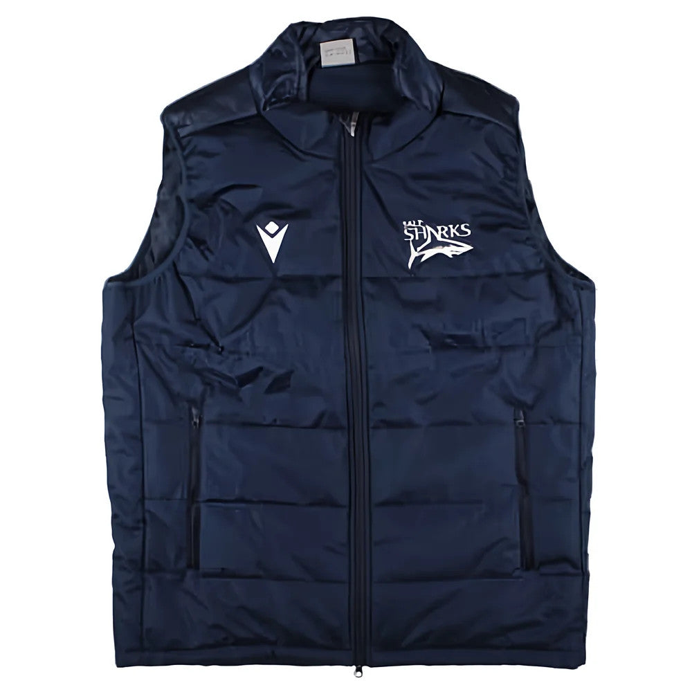 2024-2025 Sale Sharks Padded Gilet (Navy)_1