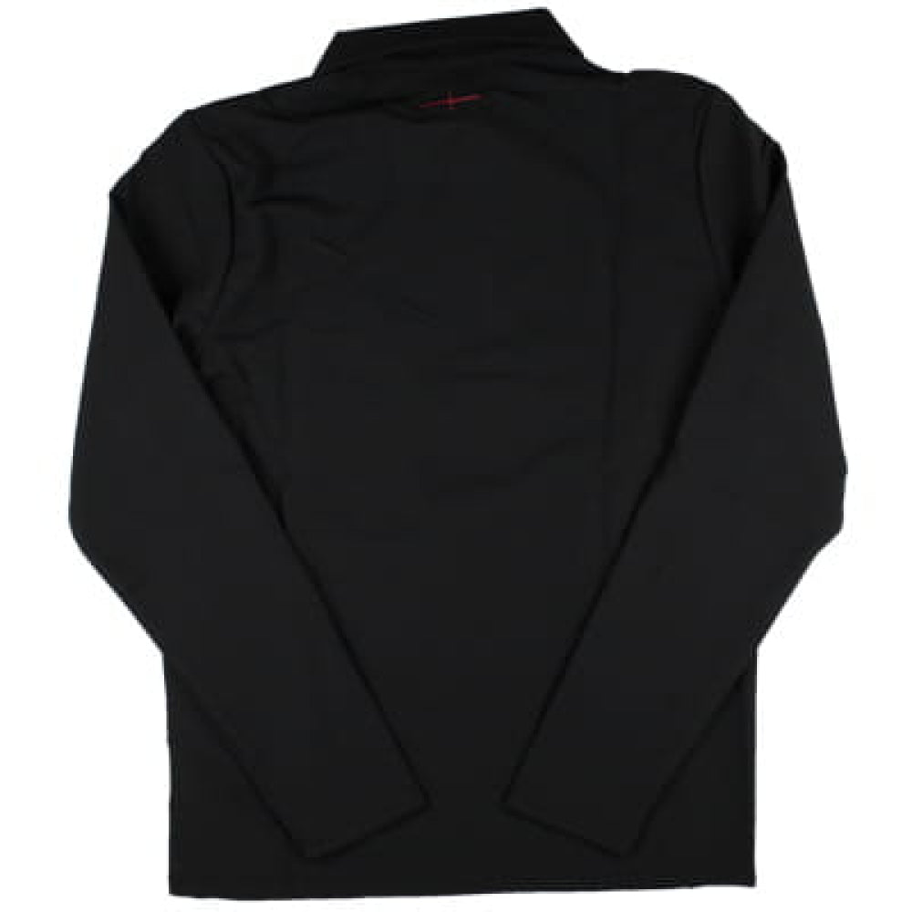 2024-2025 England Rugby Presentation Jacket O2 (Black)_1
