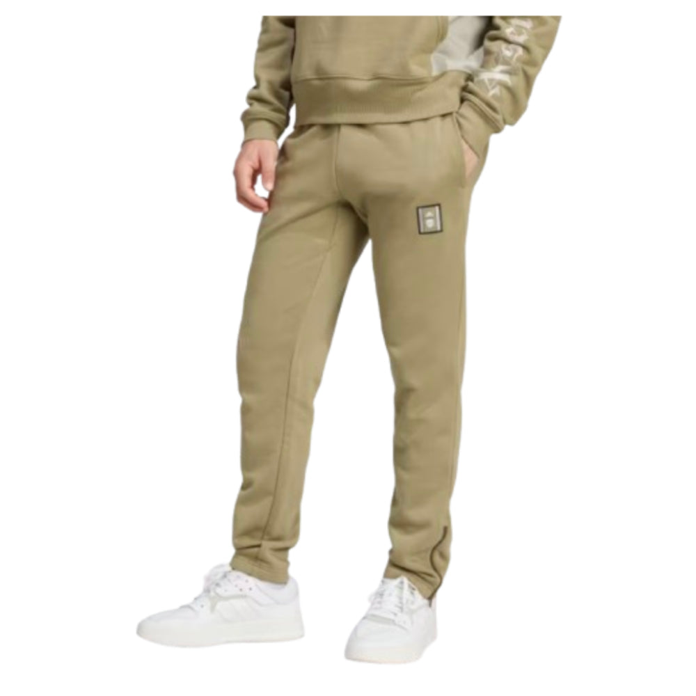 2024-2025 Arsenal Seasonal Fleece Tracksuit Bottoms (Orbit Green)_4