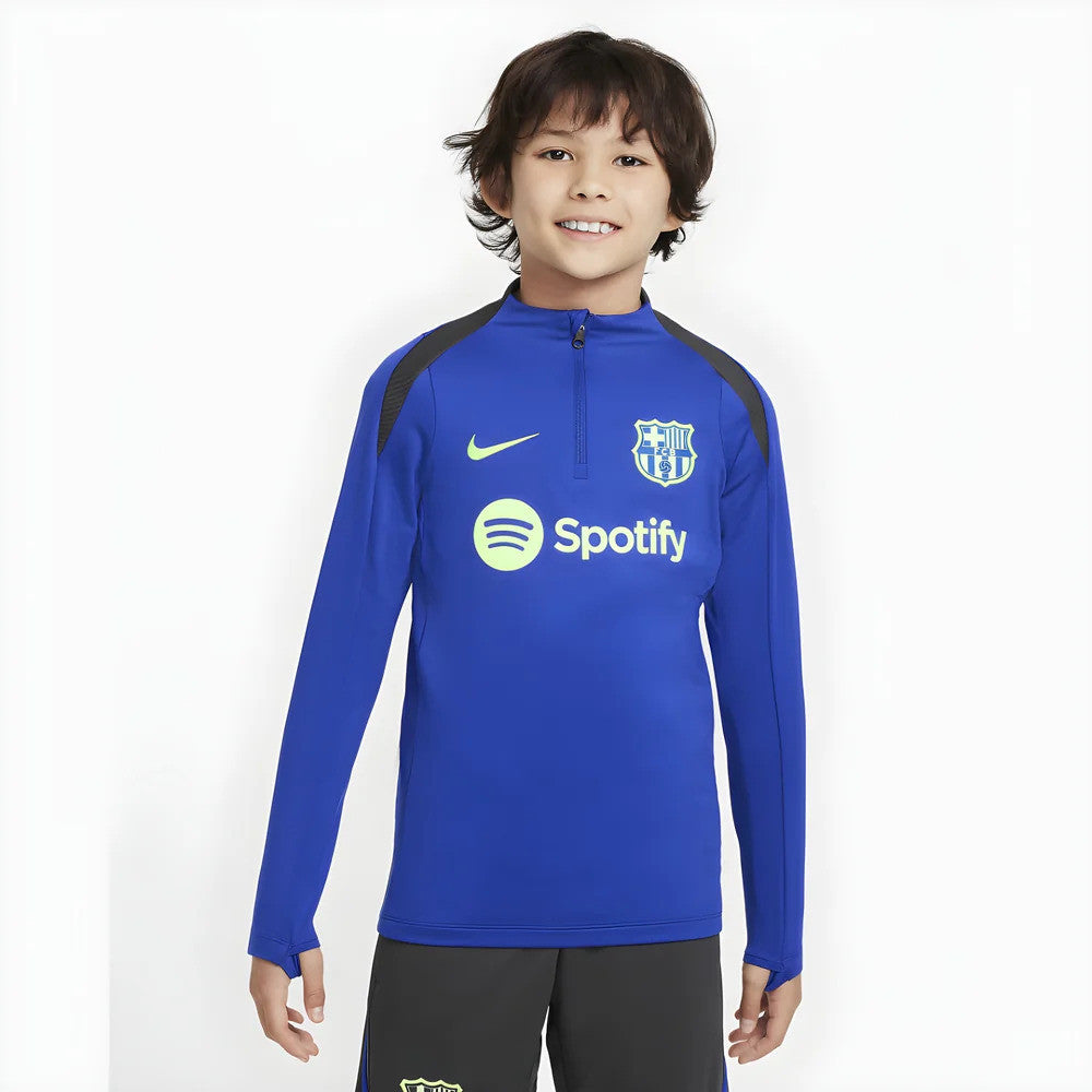 2024-2025 Barcelona Third Dri-FIT Drill Top (Blue) - Kids_2