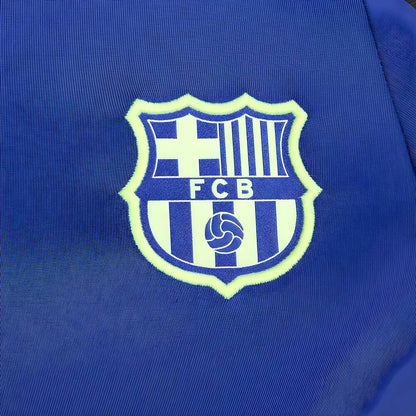 2024-2025 Barcelona Third Dri-FIT Drill Top (Blue/Lime)_2