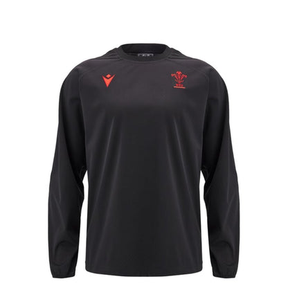 2024-2025 Wales Rugby Contact Training Top (Black) - Kids_1