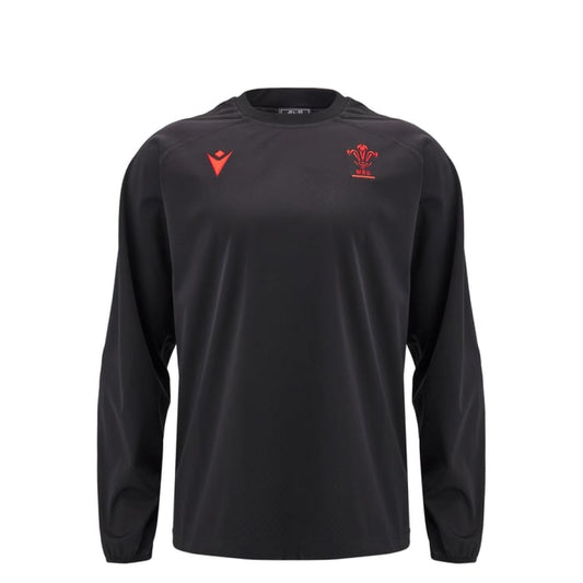 2024-2025 Wales Rugby Contact Training Top (Black) - Kids_1