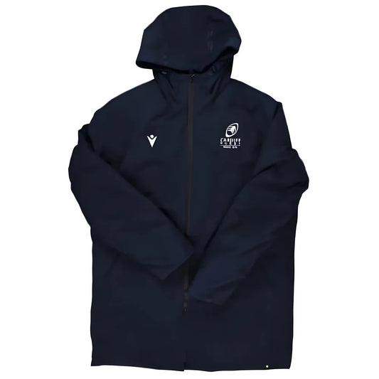 2024-2025 Cardiff Blues Rugby Ath Waterproof Softshell Long Jacket_1