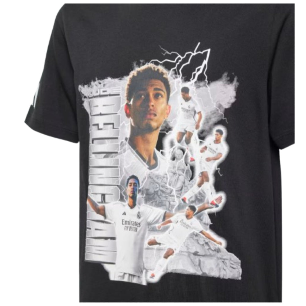 Adidas Jude Bellingham Tour Shirt (Black) - Kids_3