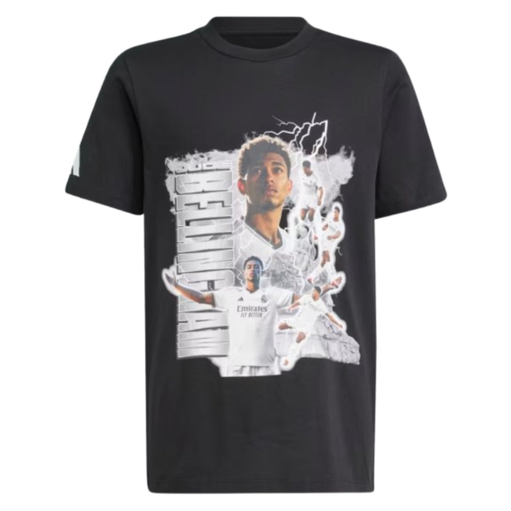 Adidas Jude Bellingham Tour Shirt (Black) - Kids_3