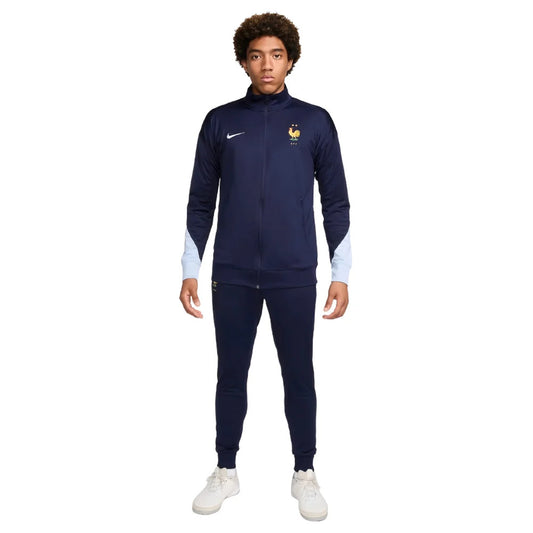 2024-2025 France Knit Strike Dri-Fit Tracksuit (Navy)_2