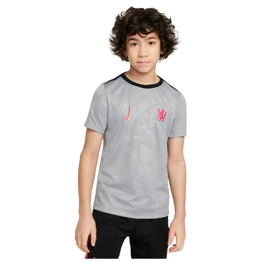 2024-2025 Chelsea Third Academy Pre-Match Shirt (Grey) - Kids_1