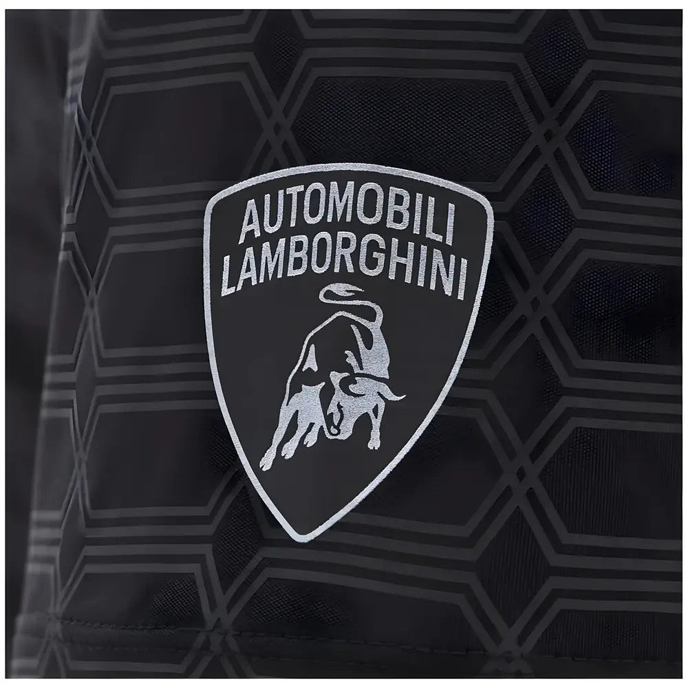 2025 Lamborghini Reflex Poly T-Shirt Black/Orange_3