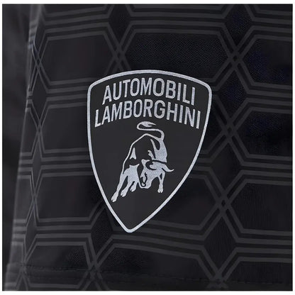 2025 Lamborghini Reflex Poly T-Shirt Black/Orange_3