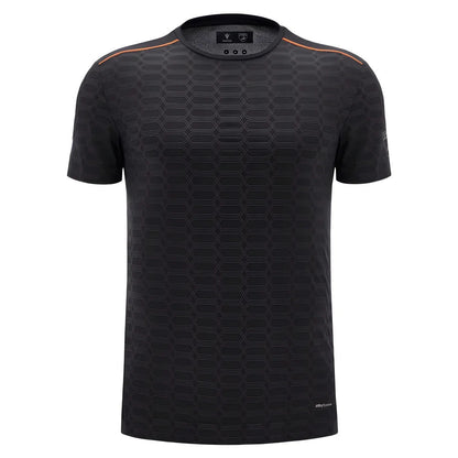 2025 Lamborghini Reflex Poly T-Shirt Black/Orange_3